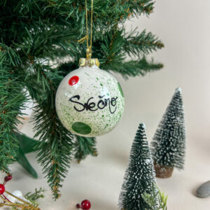 Personaliziran obesek za smreko (S) - Božične pike