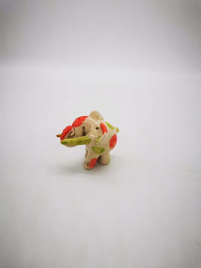 Figura mali Slonček - Rdeče-zelen