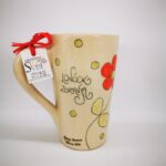 Visoki lonček - Rdeče rožice (0.5 L)