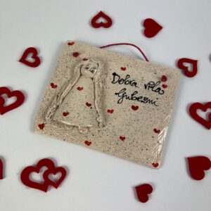 3D Obešanka Dobra vila - Srčki