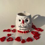 Skodelica Sova - Srčki (0.3 L)