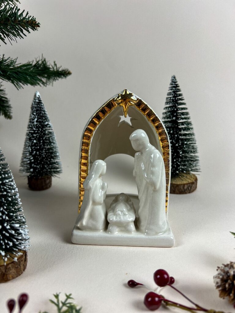 Jaslice pozlačene - Božična