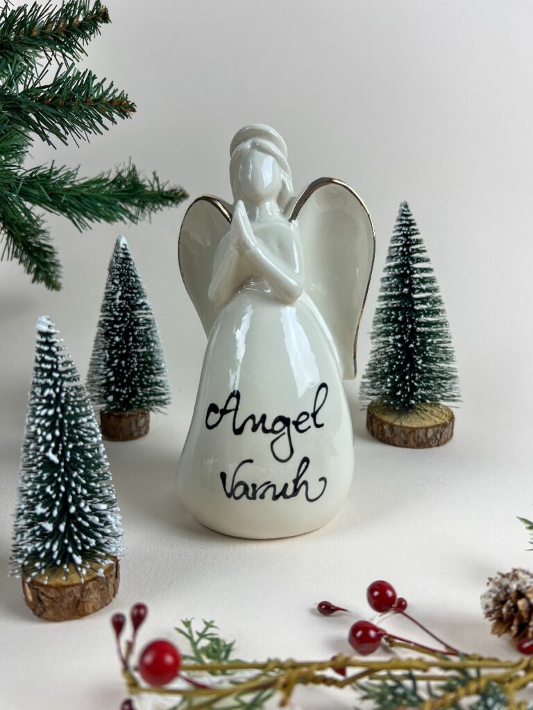 Velik pozlačen angel - Božična