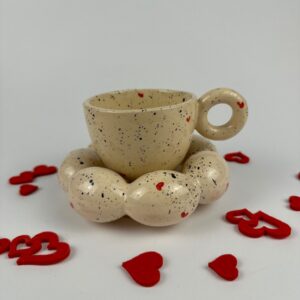 Skodelica Oblaček - Srčki (0.2 L)