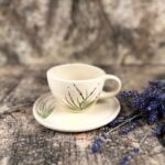 Mala skodelica s podstavkom – Sivka (0.2 L)