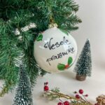 Personaliziran obesek za smreko (L) - Božična jagoda