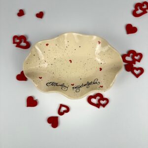 Mini valovit pladenj - Srčki