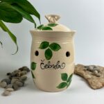 Doza za čebulo s keramičnim pokrovom - Tropical