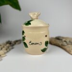 Doza za česen s keramičnim pokrovom - Tropical