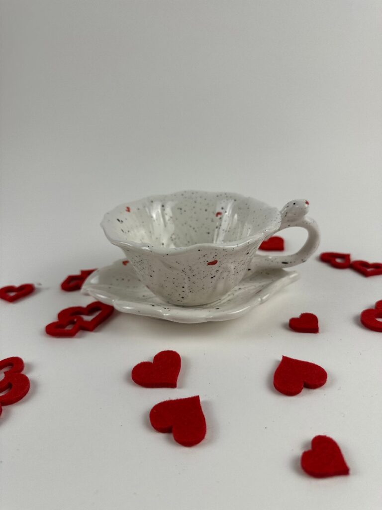 Skodelica Tulip - Srčki (0.2 L)