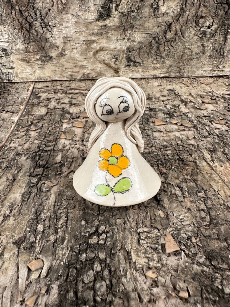 Mali angel vila - Oranžne rožice