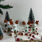 Figura jelenček (sedeč) - Božična