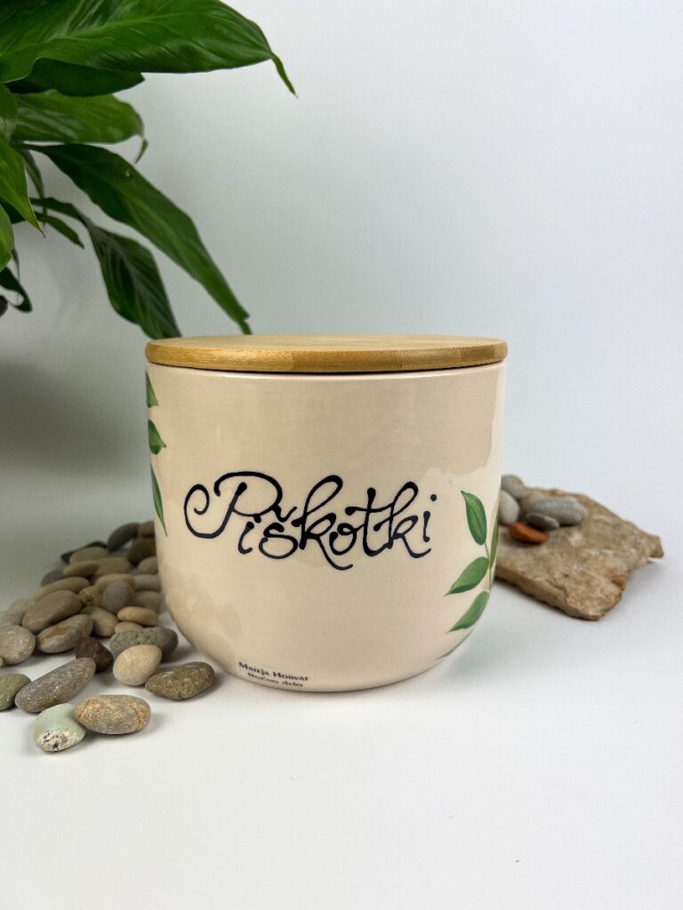 Srednji piškotnik z lesenim pokrovom - Tropical