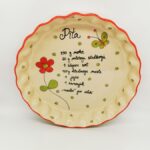 Pekač za pito z receptom - Rdeče rožice