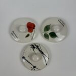 Bel keramični pokrov za doze S