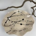 Velik valovit ovalen pladenj - Splash