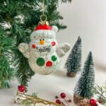 Obesek snežak za smreko - Božične pike