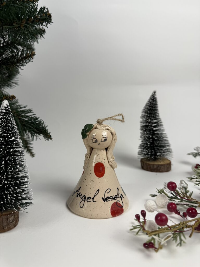 Angel s posvetilom - Božične pike