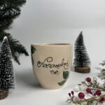 Širok lonček - Božična jagodaa (0.5 L)