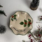 Mini valovita skledica - Božična jagoda