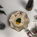 Mini valovita skledica - Božični Cupcake