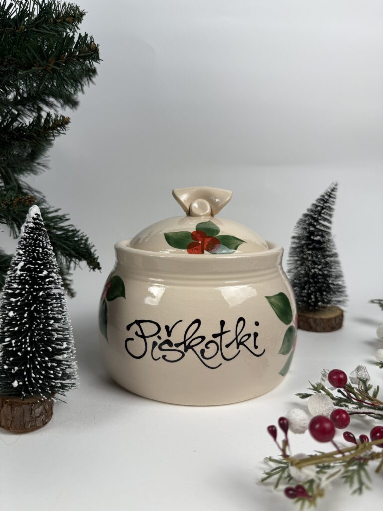 Mini piškotnik - Božična jagoda