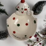 Skledica- Snežak Božične pike