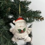 Obesek božiček za smreko - Božična jagoda