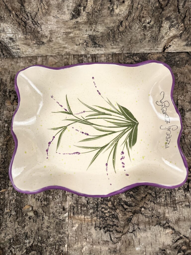 Veliki pladenj Ela - Sivka